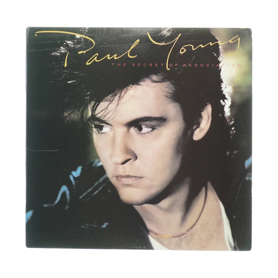 Paul Young - The Secret of Association LP fra Columbia (str. 31 x 31 cm)