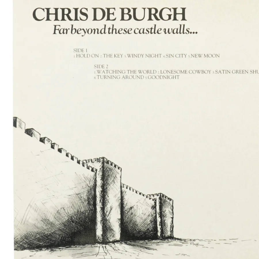 Chris de Burgh, far beyond these castle walls fra Hallmark (str. 30 cm)