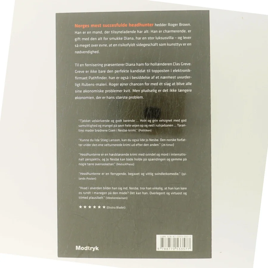Headhunterne af Jo Nesbø (Bog)