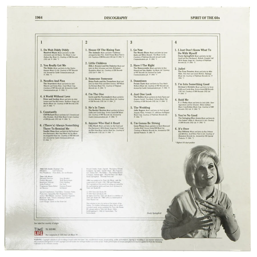 Spirit of the 60s LP 1964 fra Time Life Music