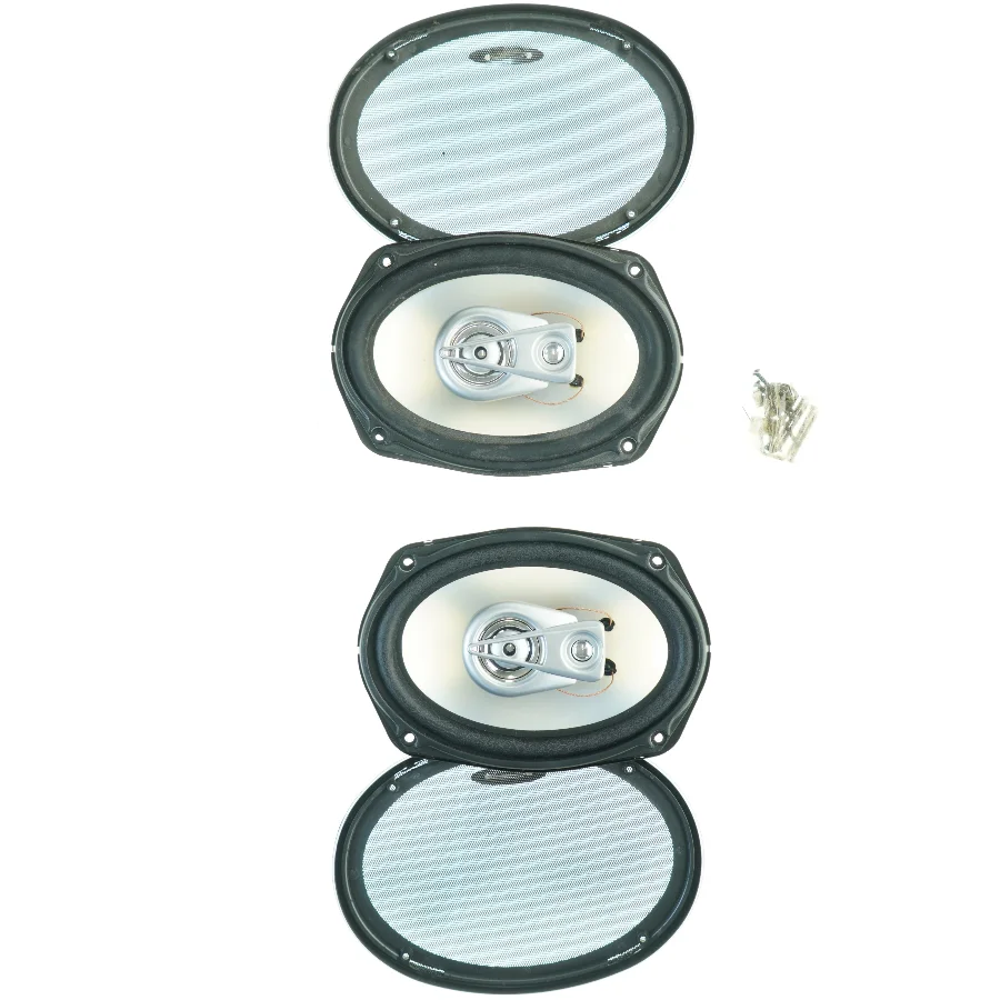 Bilhøjtalere trevejs 50W med indbygget delefilter fra BlueTinum (str. 26 x 18 x 10 cm)