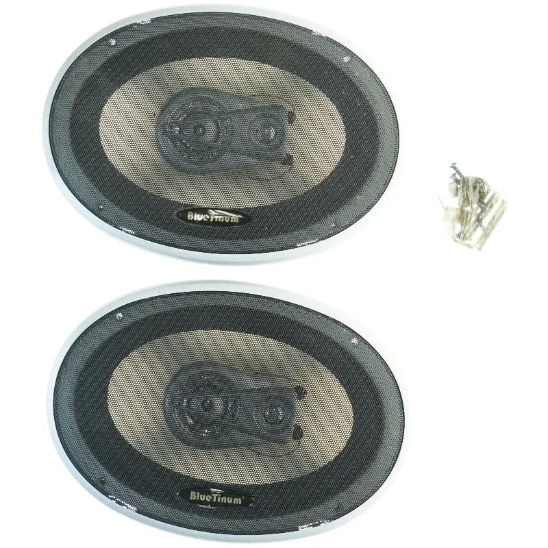 Bilhøjtalere trevejs 50W med indbygget delefilter fra BlueTinum (str. 26 x 18 x 10 cm)