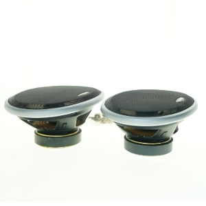 Bilhøjtalere trevejs 50W med indbygget delefilter fra BlueTinum (str. 26 x 18 x 10 cm)