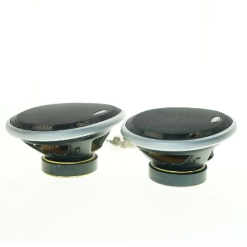 Bilhøjtalere trevejs 50W med indbygget delefilter fra BlueTinum (str. 26 x 18 x 10 cm)