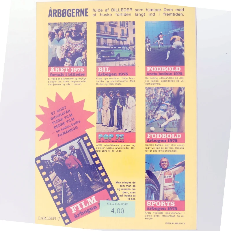 Året 1975 fortalt i billeder (Bog)