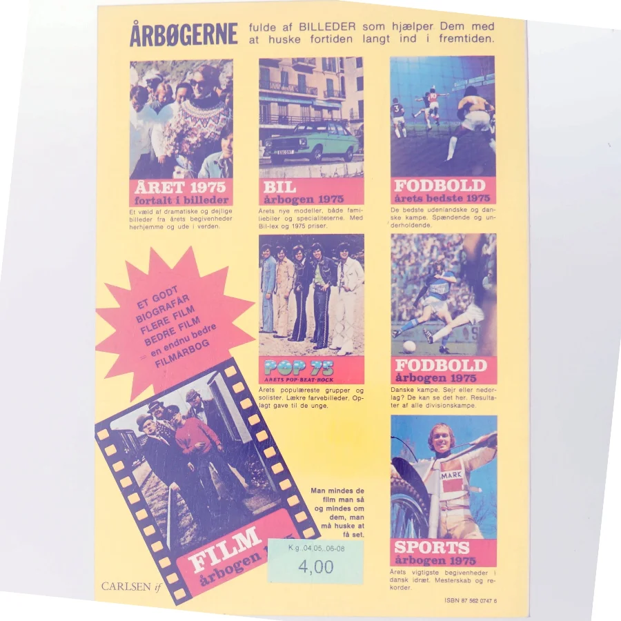 Året 1975 fortalt i billeder (Bog)