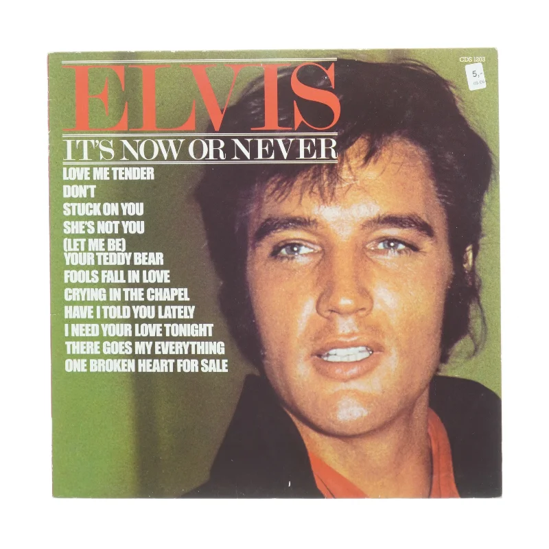 Elvis Presley vinylplade fra Camden (str. 31 x 31 cm)