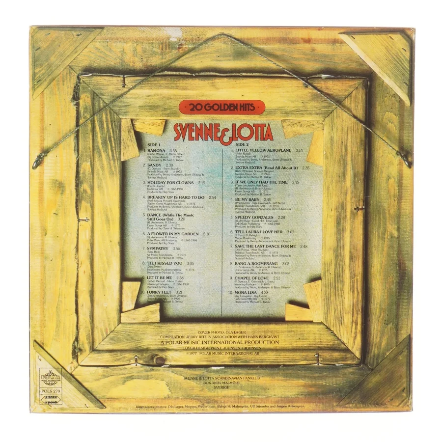 Svenne & Lotta - 20 Golden Hits LP