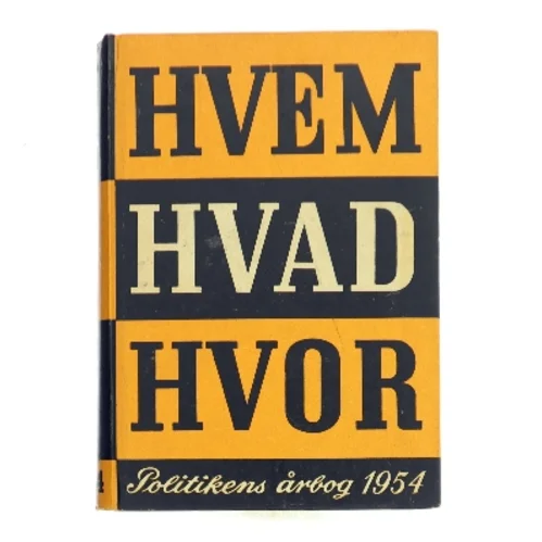 Hvem Hvad Hvor (Bog)