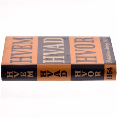 Hvem Hvad Hvor (Bog)