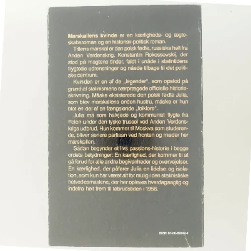 Marskallens Kvinde af Maria Helleberg (Bog)