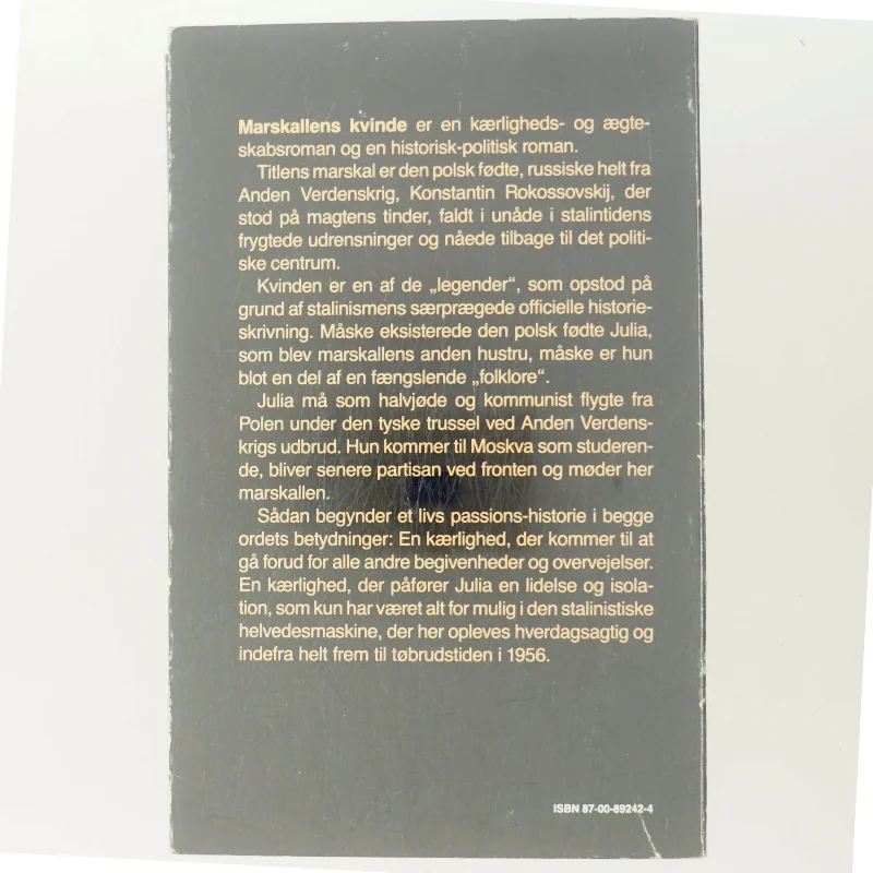 Marskallens Kvinde af Maria Helleberg (Bog)