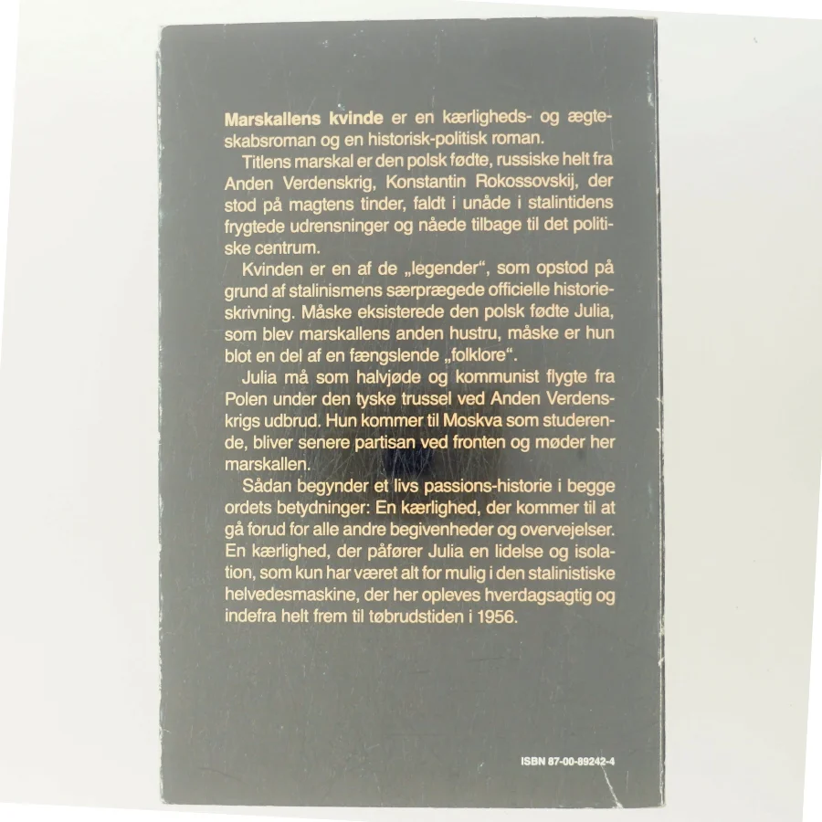 Marskallens Kvinde af Maria Helleberg (Bog)