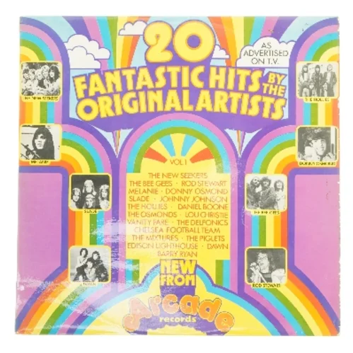 20 hits af originale kunstnere LP fra Arcade