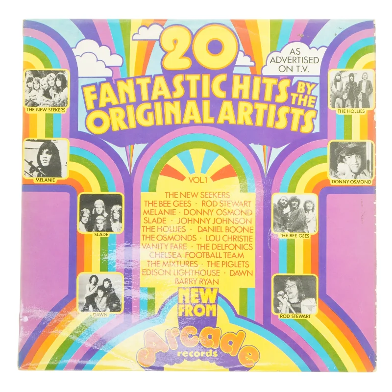 20 hits af originale kunstnere LP fra Arcade