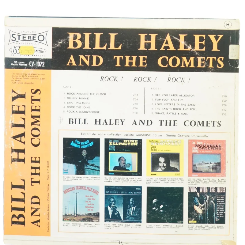 Bill Harley and the comets fra Musid Ize (str. 30 cm)