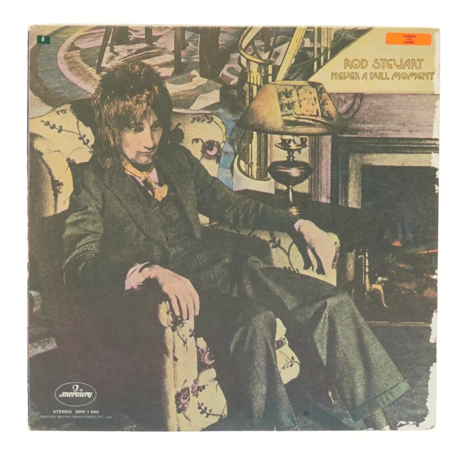 Rod Stewart 'Never a Dull Moment' LP vinyl fra Mercury