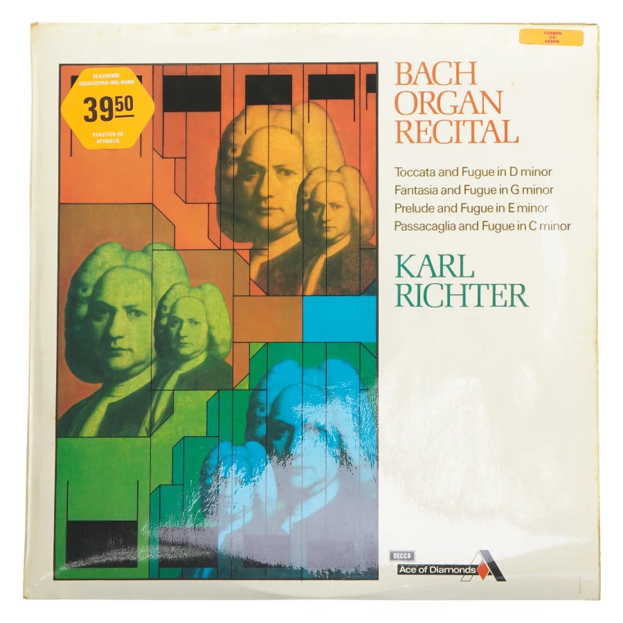 Bach Organ Recital LP