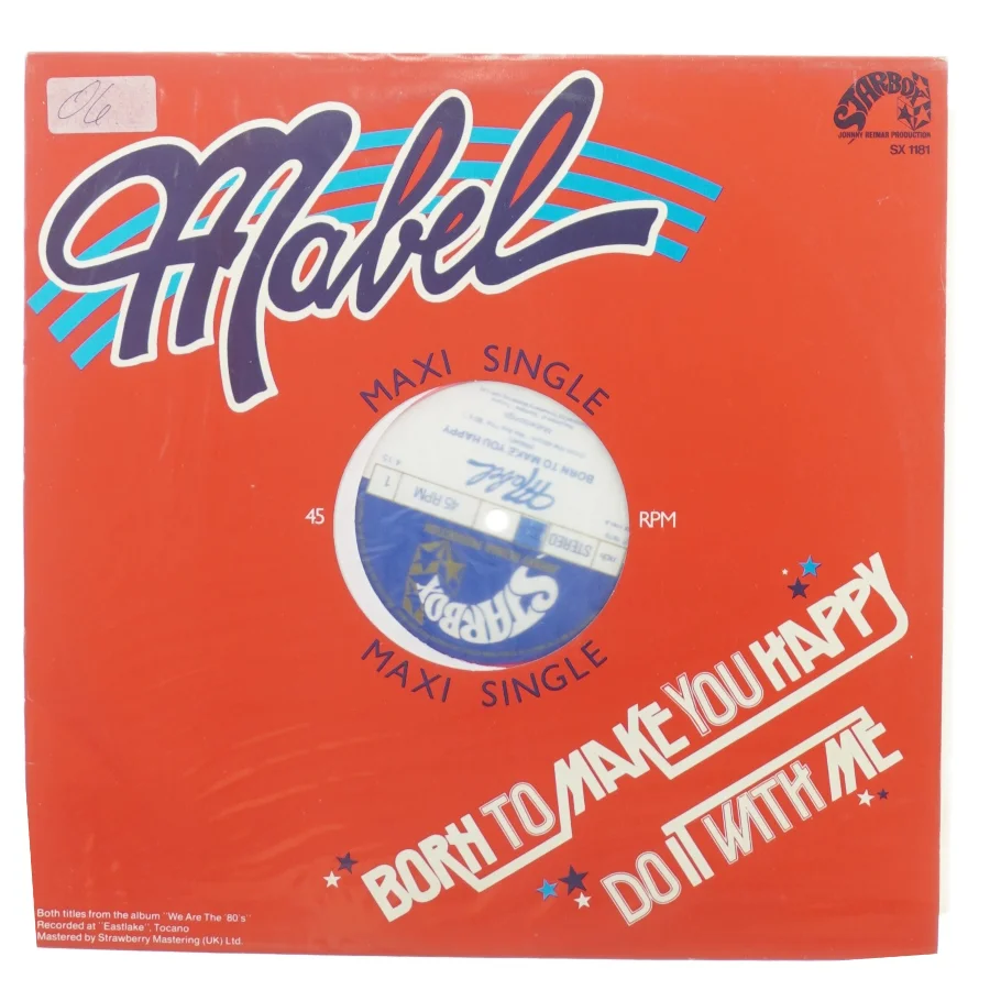 Mabel - Born to make you happy. Do it with me (LP) fra Starbox (str. 30 cm)