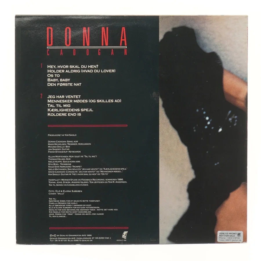 Donna Cadogan vinyl LP