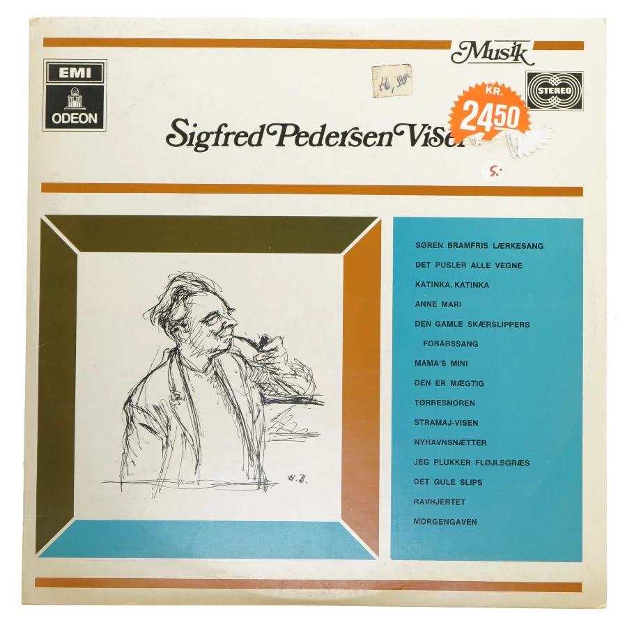 Sigfred Pedersen LP fra EMI Odeon