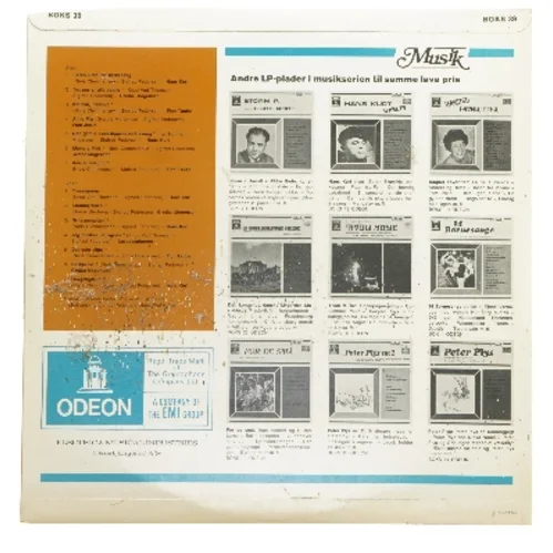 Sigfred Pedersen LP fra EMI Odeon