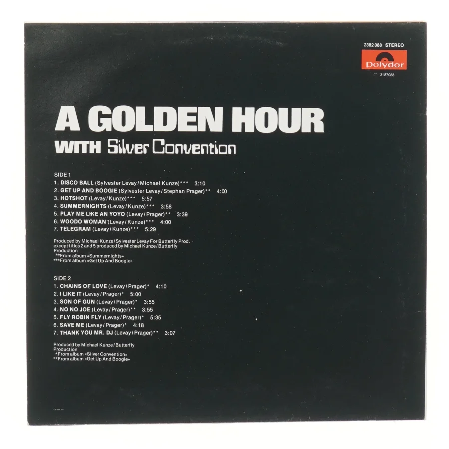 Silver convention A Golden Hour with Silver Convention LP fra Polydor