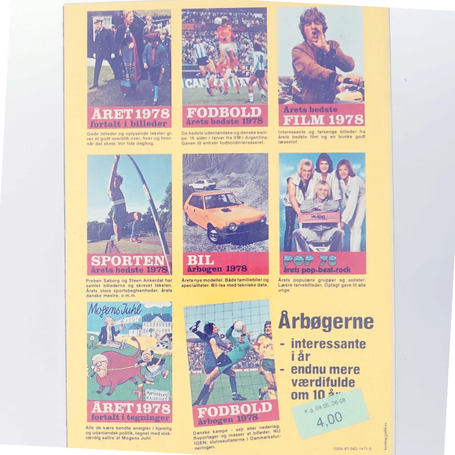 Året 1978 fortalt i billeder (Bog)