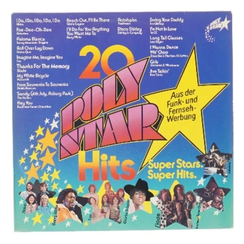Polystar Hits vinyl album fra Polystar