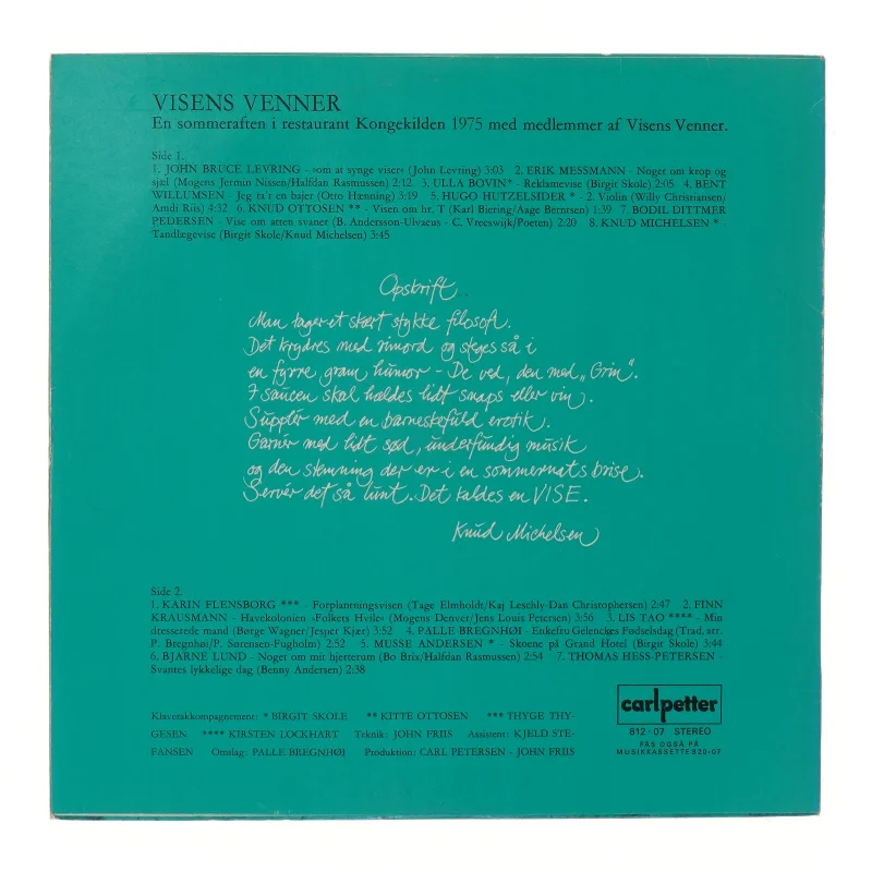 Carl Petter Visens Venner LP