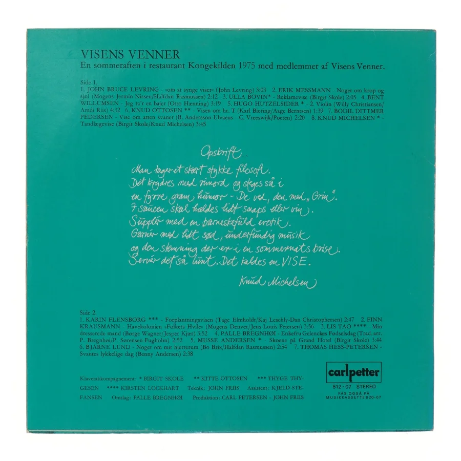 Carl Petter Visens Venner LP