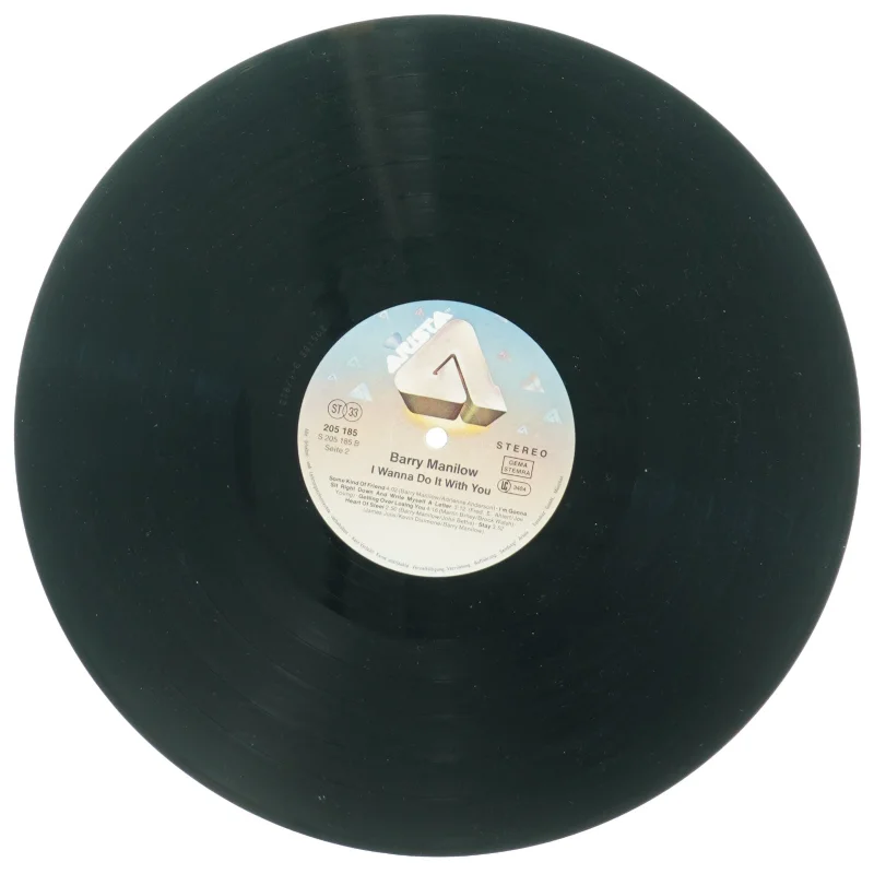 Barry Manilow, I wanna do it with you fra Arista (str. 30 cm)