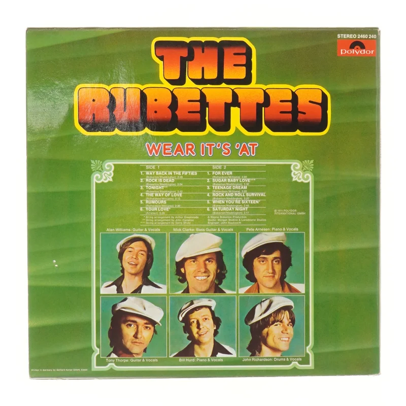 The Rubettes - Wear It's 'At fra Polydor