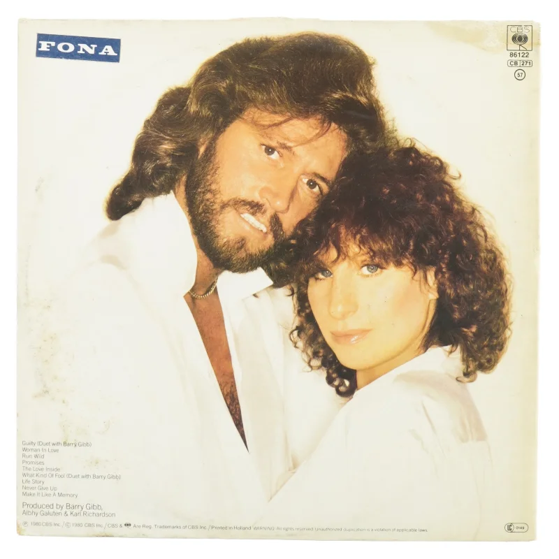 Barbra Streisand, guilty fra Cbs (str. 30 cm)