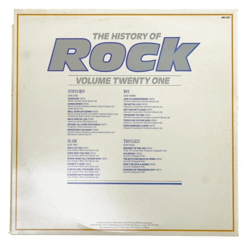 The History of Rock Volume Twenty One