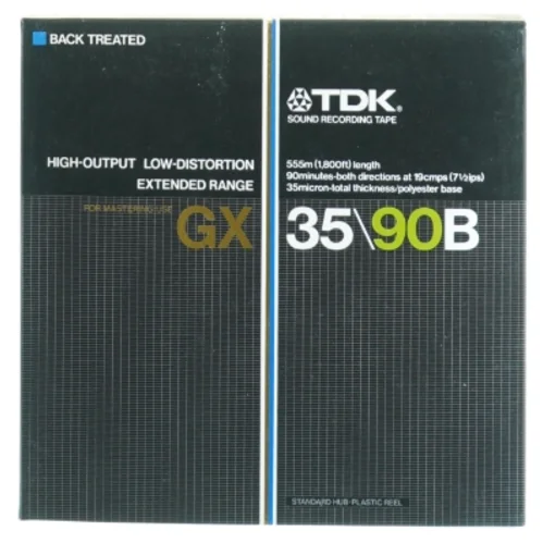 TDK lydbånd GX35-90B med DR lydeffekter for hørespil og teater
