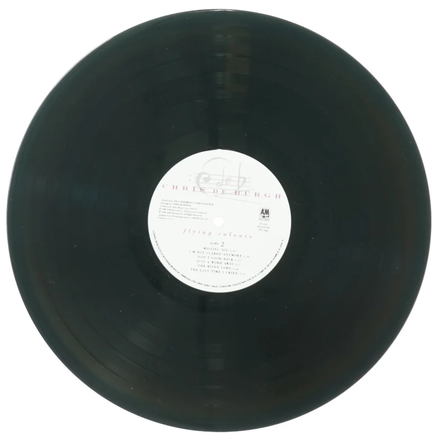 Chris de Burgh, flying colours fra A Og M Records (str. 30 cm)