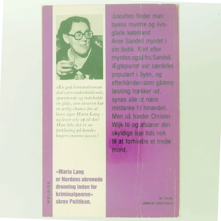 Mordet på landsbykirkegården af Maria Lang (Bog)