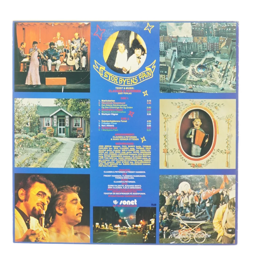 Clausen og Petersen, i storbyens favn fra Sonet (str. 30 cm)