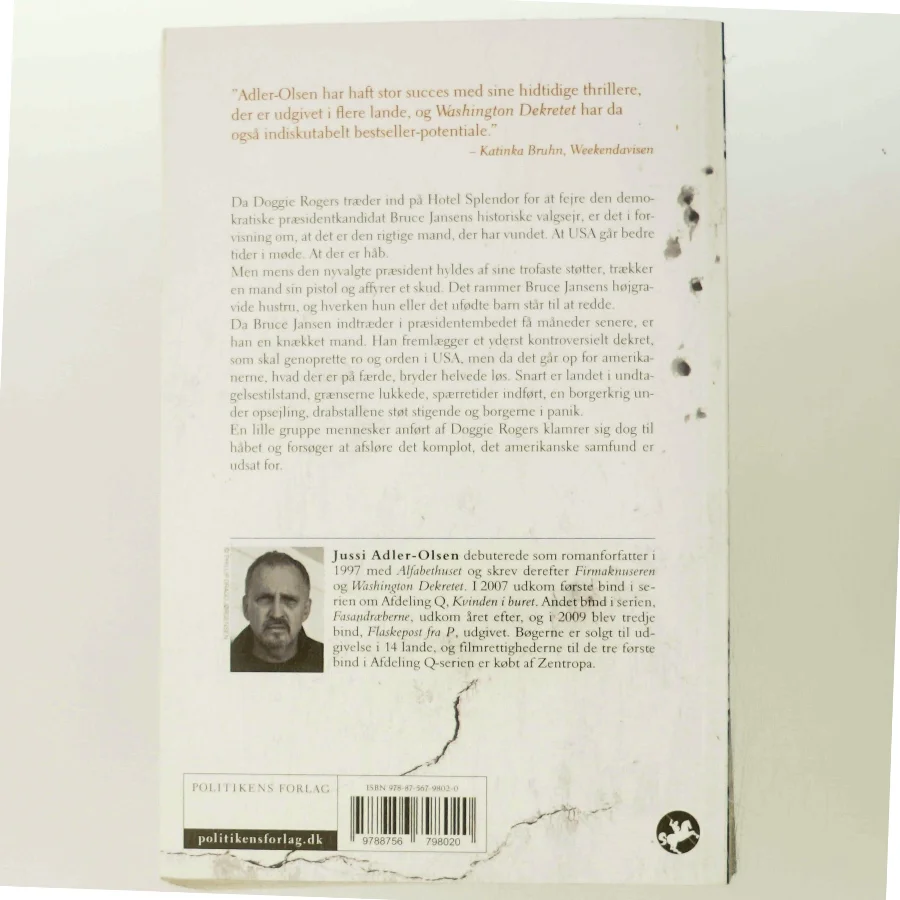 Washington dekretet af Jussi Adler-Olsen (Bog)