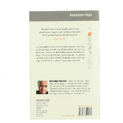 Hundene i Riga : en sag for kriminalkommissær Wallander af Henning Mankell (Bog)