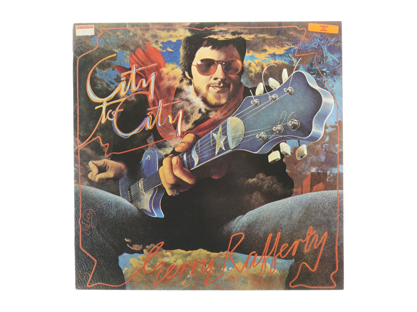 Gerry Rafferty - City to City Vinyl LP fra United Artists Records (str. 31 x 31 cm)