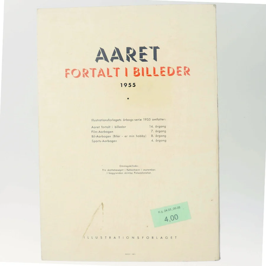 1955 Året Fortalt i Billeder fra Illustrationsforlaget (Bog)