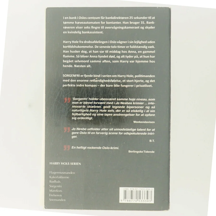 Sorgenfri af Jo Nesbø (Bog)