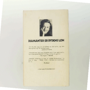DIAMANTER ER DYDENS LØN af Helle Stangerup (Bog)