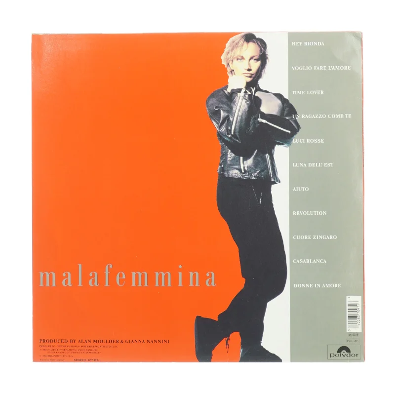 Gianna Nannini, malafemmina (str. 31 x 31 cm)