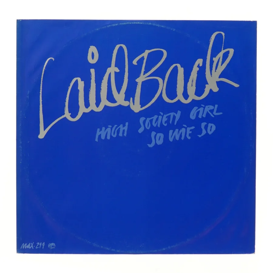 Laid Back single plade høj society girl so wie so