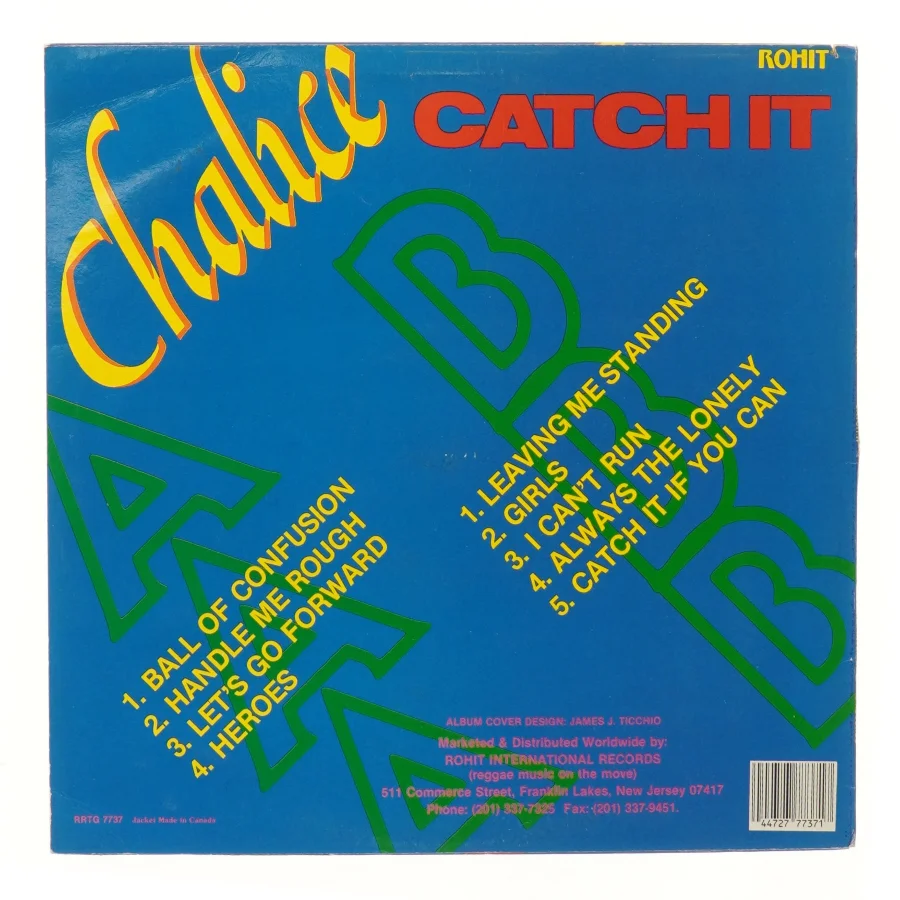 Chalice Catch It LP album fra Rohit