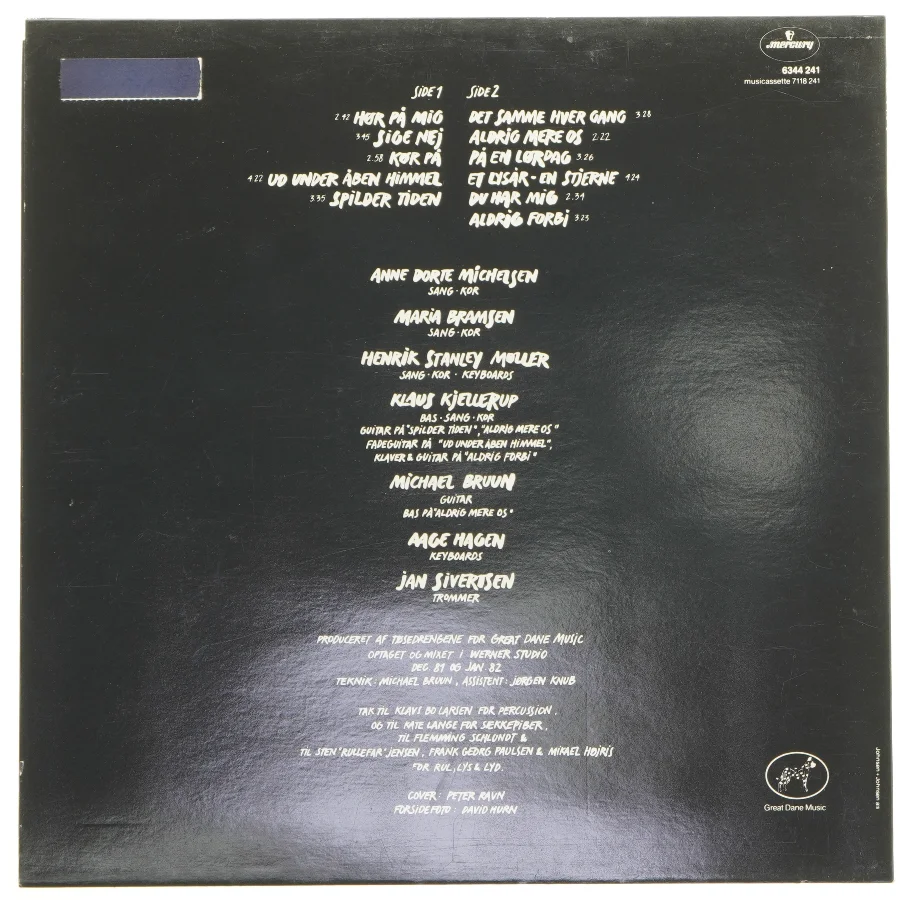 Tøsedrengene 3 LP album fra Mercury