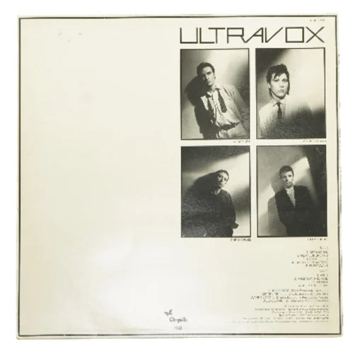 Ultravox Vienna LP vinyl fra Chrysalis